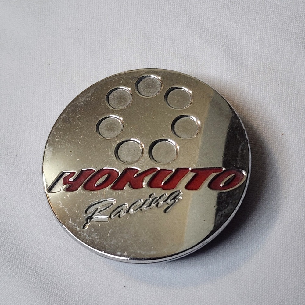 HOKUTO RACING WHEEL CHROME CENTER CAP #A-71 by PRIME